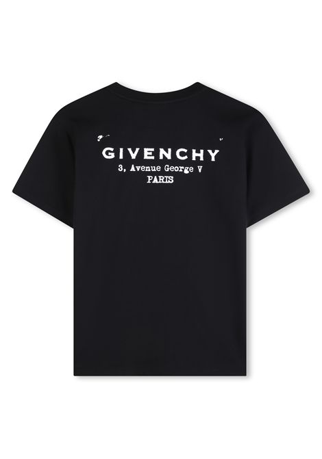 T-shirt con logo GIVENCHY KIDS | H3107509B